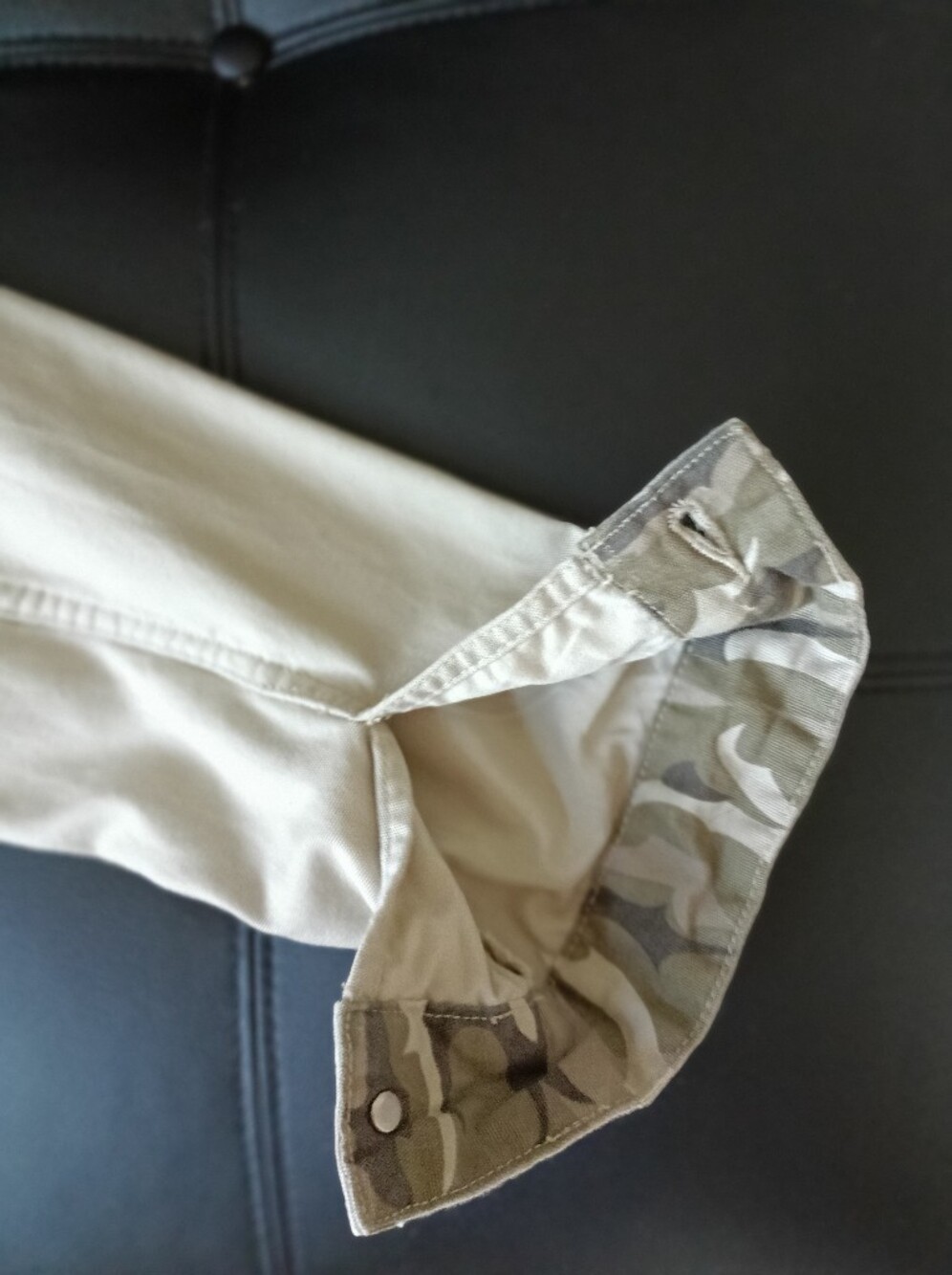 Harley-Davidson Women's Light Beige Studded Denim Jacket - Picture 12 of 16